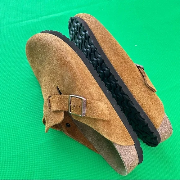 Birkenstock’s Boston soft footbed mink suede clogs Size 43 Men's 10 - Picture 6 of 16